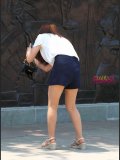 丝袜凉鞋裤裙少妇