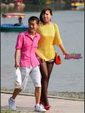 矮小男与175CM风骚黑丝女